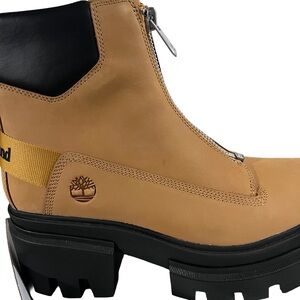TIMBERLAND Everleigh Wheat Nubuck Front Zip Boots